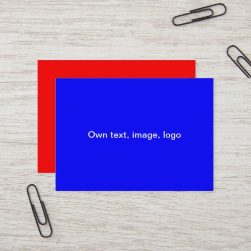 Mighty Business Card Royal Blue _ Red