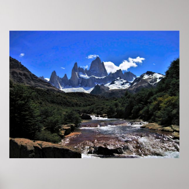 Mighty Cerro Fitz Roy Poster (Front)