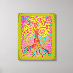 Mighty Colorful Tree Canvas Print