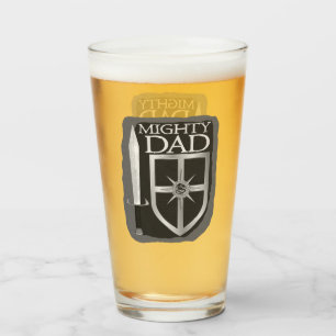 Mighty Dad Sword and Shield Glass