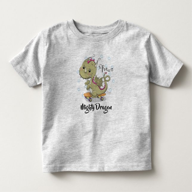 Mighty Dragon Toddler T-shirt (Front)