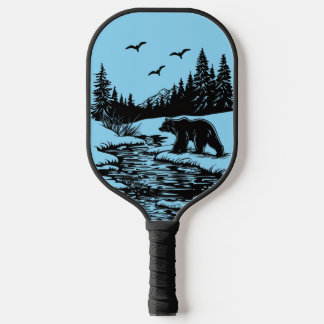Mighty Forest Bear Pickleball Paddles