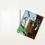 Mighty Hunter Planner<br><div class="desc">Cat sleeping on a birdhouse. The birds that reside there are not pleased.</div>