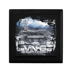 Mighty Ike Wooden Jewelry Keepsake Box