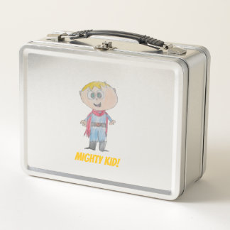 Mighty Kid Lunch Pal Metal Lunch Box