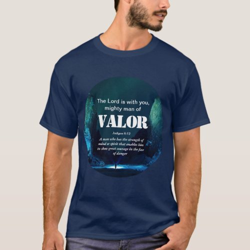 MIGHTY MAN OF VALOR Christian T_Shirt