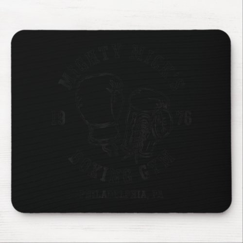 Mighty Micks Boxing Gym 1976  Mouse Pad