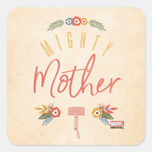 Mighty Mother Square Sticker