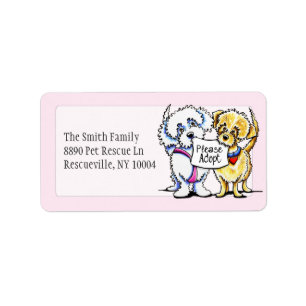 Mighty Mutts Please Adopt Studio Pink Label