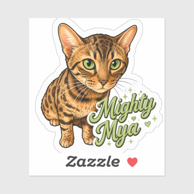 Mighty Mya Sticker (Sheet)