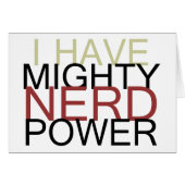 MIGHTY NERD POWER (Front Horizontal)