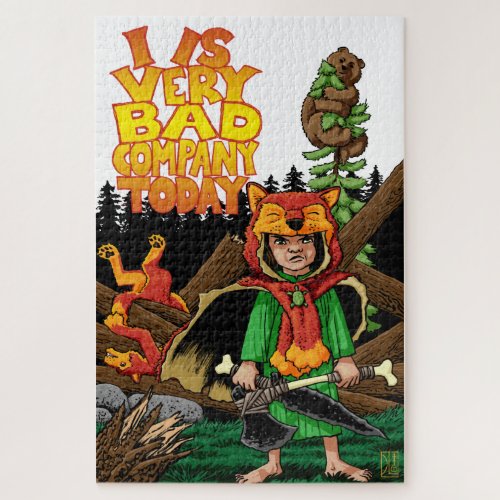 Mighty Nizz Little Red Bad Company Jigsaw Puzzle