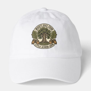 Mighty Oaks Grow From Little Acorns Vintage Tree Hat