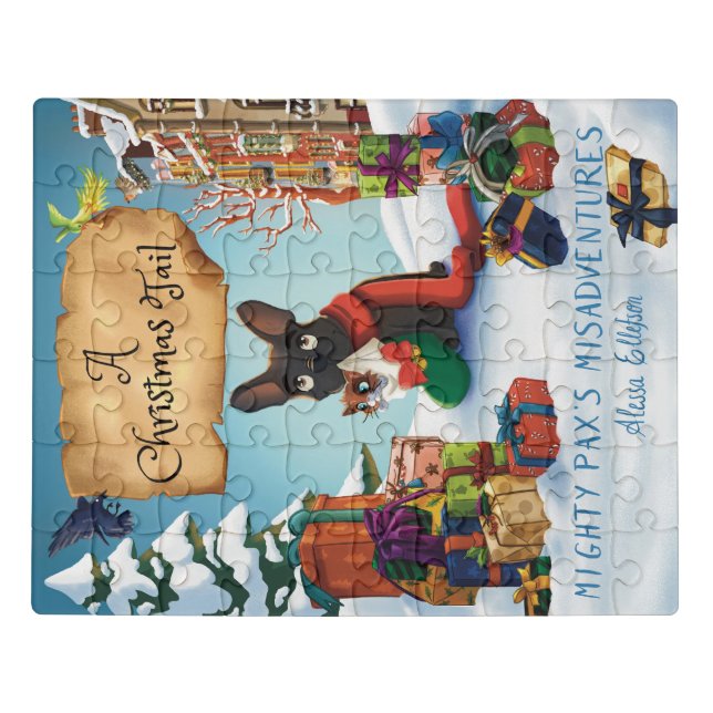 Mighty Pax A Christmas Tail Acrylic Puzzle (Puzzle Horizontal)