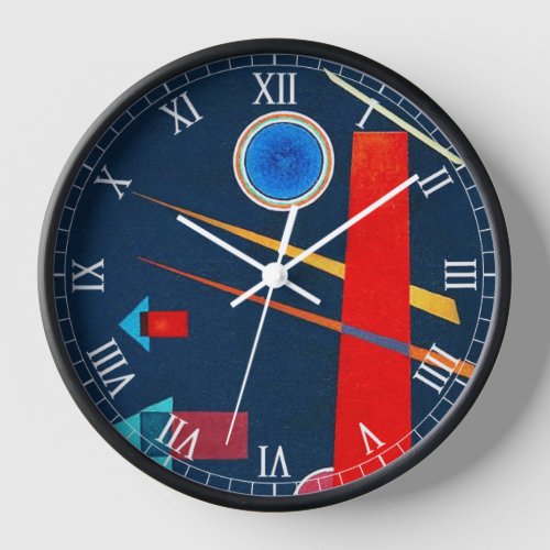 Mighty Red _  Kandinsky Clock