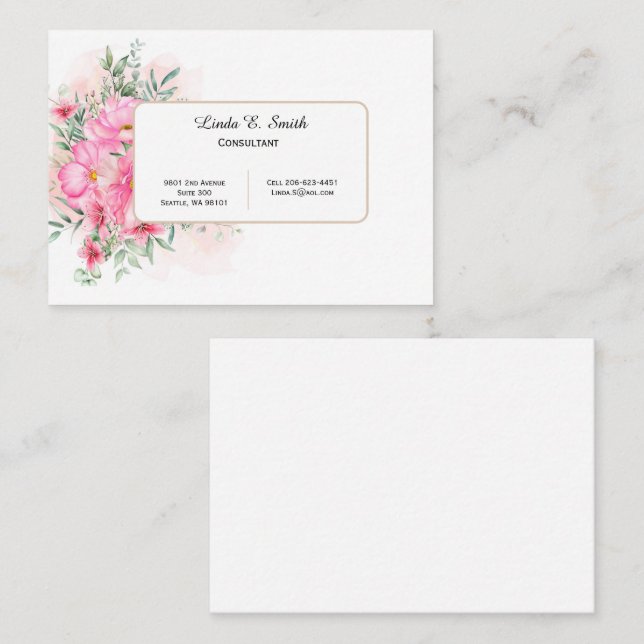  Mighty Size Calling Card (Front/Back)