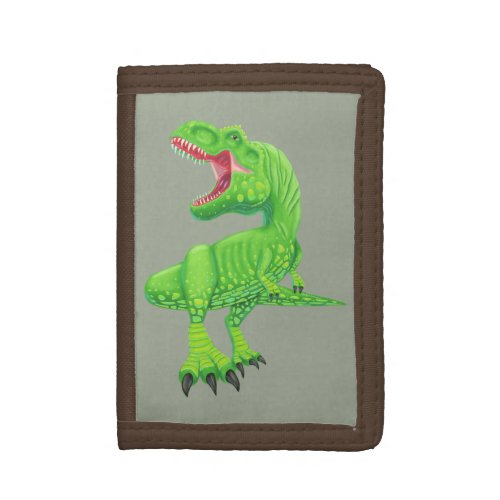 Mighty T_Rex Trifold Wallet