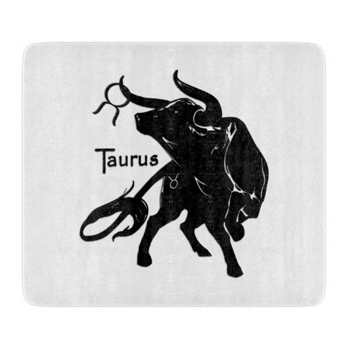 Mighty Taurus the Bull Zodiac Cutting Board