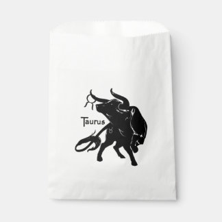 Mighty Taurus the Bull Zodiac Favor Bag