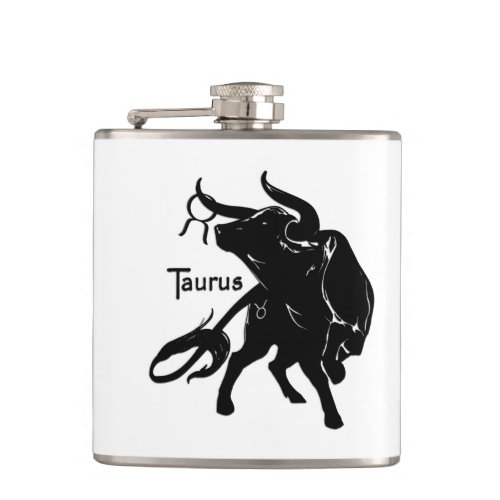 Mighty Taurus the Bull Zodiac Flask