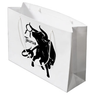 Mighty Taurus the Bull Zodiac Large Gift Bag