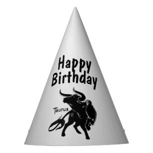 Mighty Taurus the Bull Zodiac Party Hat