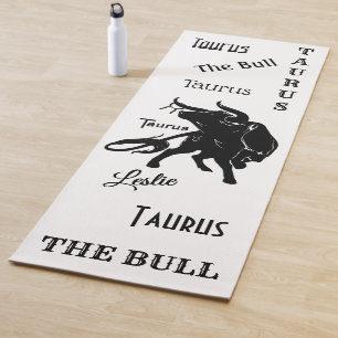Mighty Taurus the Bull Zodiac Personal Yoga Mat