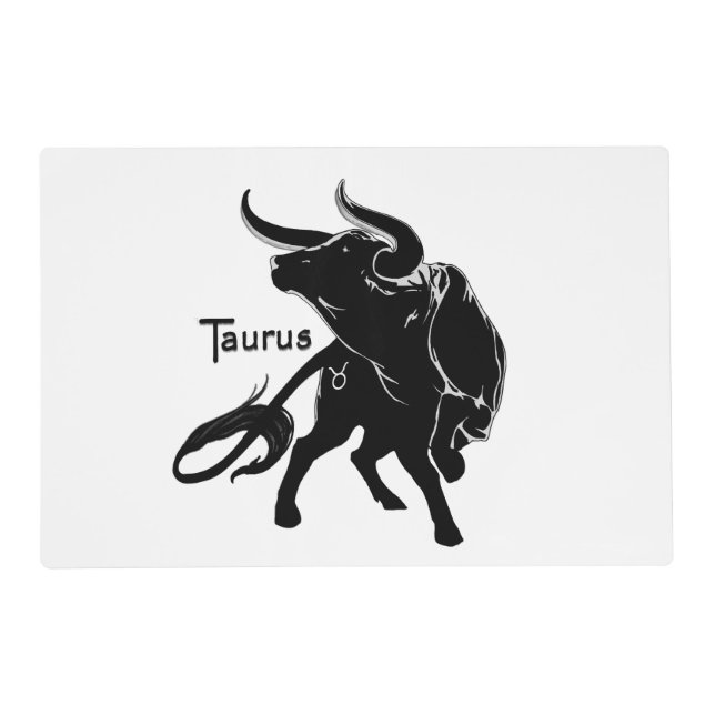 Mighty Taurus the Bull Zodiac Placemat (Front)