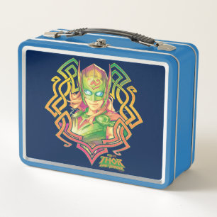 Mighty Thor Colorful Asgardian Graphic Metal Lunch Box