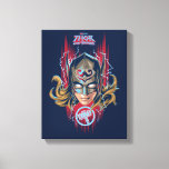 Mighty Thor Helmet Graphic Canvas Print