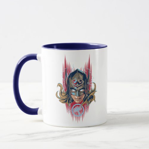 Mighty Thor Helmet Graphic Mug