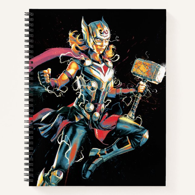 Mighty Thor Illustrated Character Art Notebook (Front)