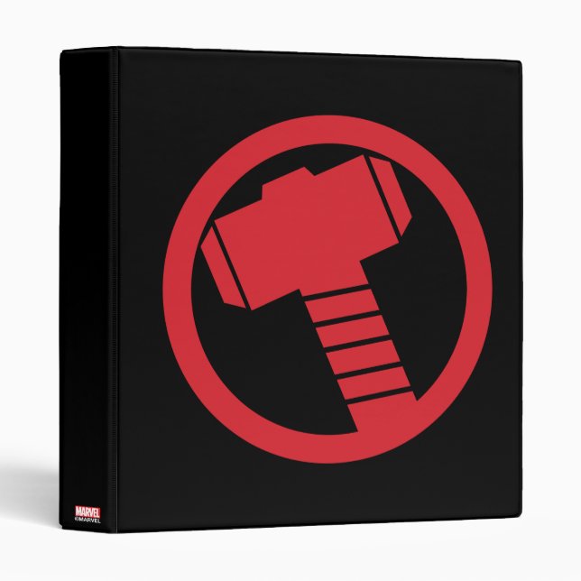 Mighty Thor Logo 3 Ring Binder (Front/Spine)