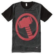 Mighty Thor Logo All-Over-Print T-Shirt