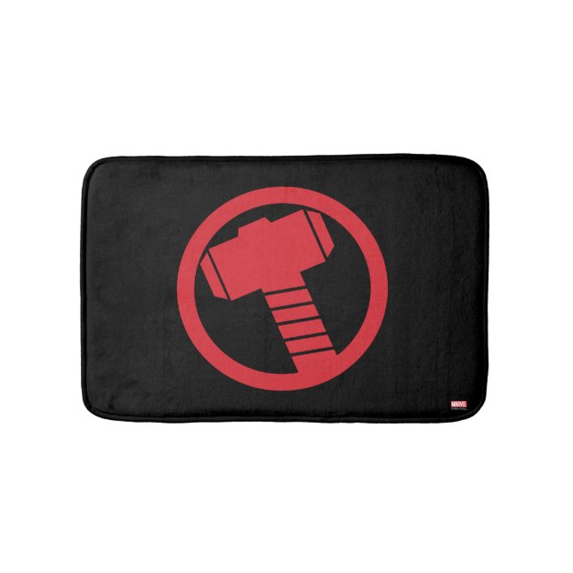 Mighty Thor Logo Bathroom Mat (Front)