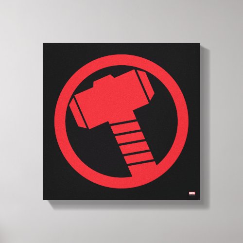 Mighty Thor Logo Canvas Print