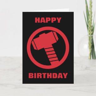 Mighty Thor Logo Card