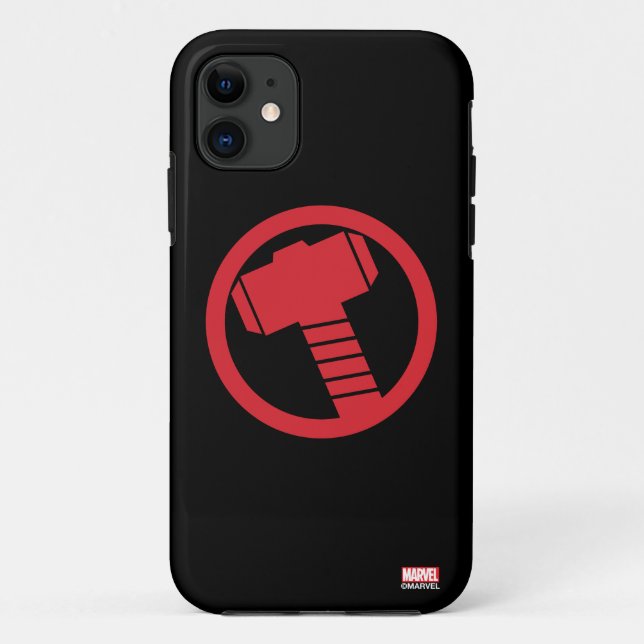 Mighty Thor Logo Case-Mate iPhone Case (Back)