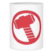Mighty Thor Logo Flameless Candle