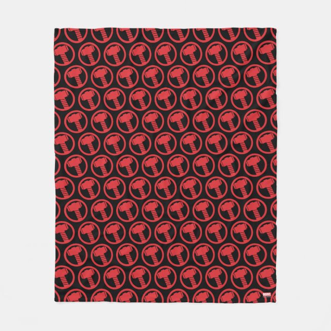 Mighty Thor Logo Fleece Blanket (Front)