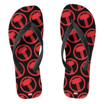 Mighty Thor Logo Flip Flops