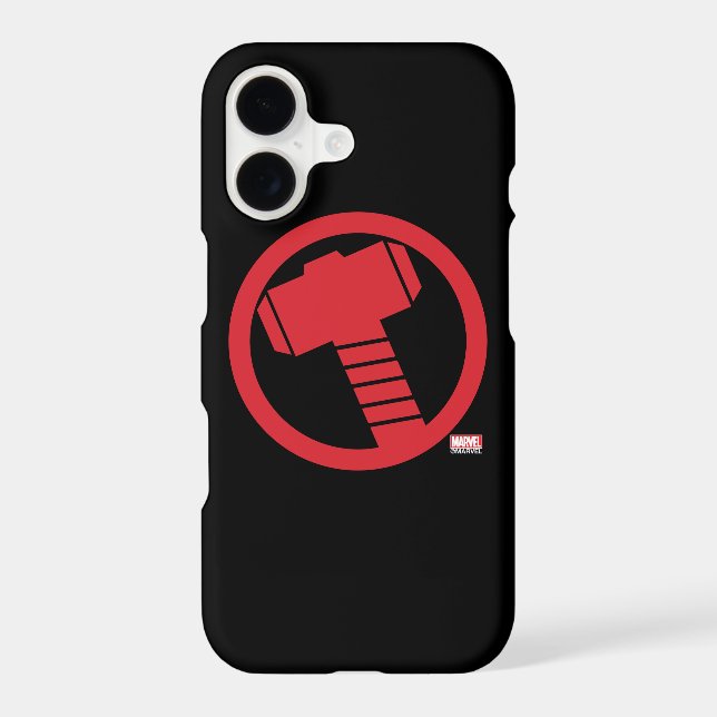 Mighty Thor Logo Iphone Case (Back)