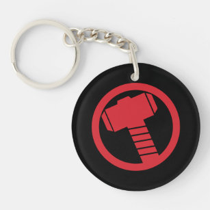 Mighty Thor Logo Keychain