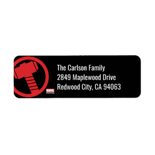 Mighty Thor Logo Label
