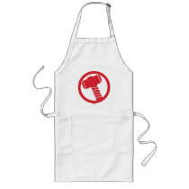 Mighty Thor Logo Long Apron