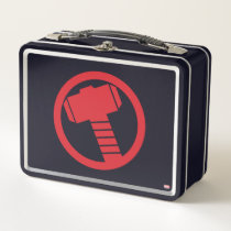 Mighty Thor Logo Metal Lunch Box