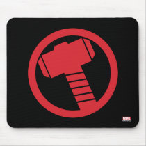 Mighty Thor Logo Mouse Pad