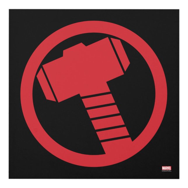 Mighty Thor Logo Panel Wall Art (Front)