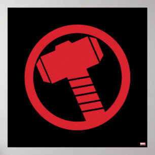 Mighty Thor Logo Poster