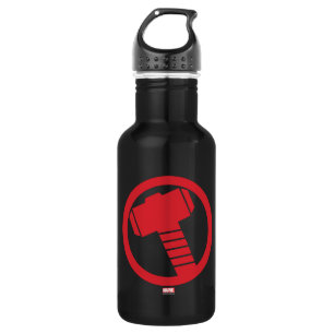 Mighty Thor Logo Stainless Steel Water Bottle